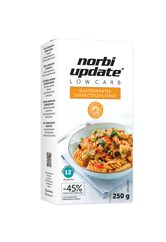Norbi Update Low Carb Suha tjestenina bez glutena - Fusilli 250 g